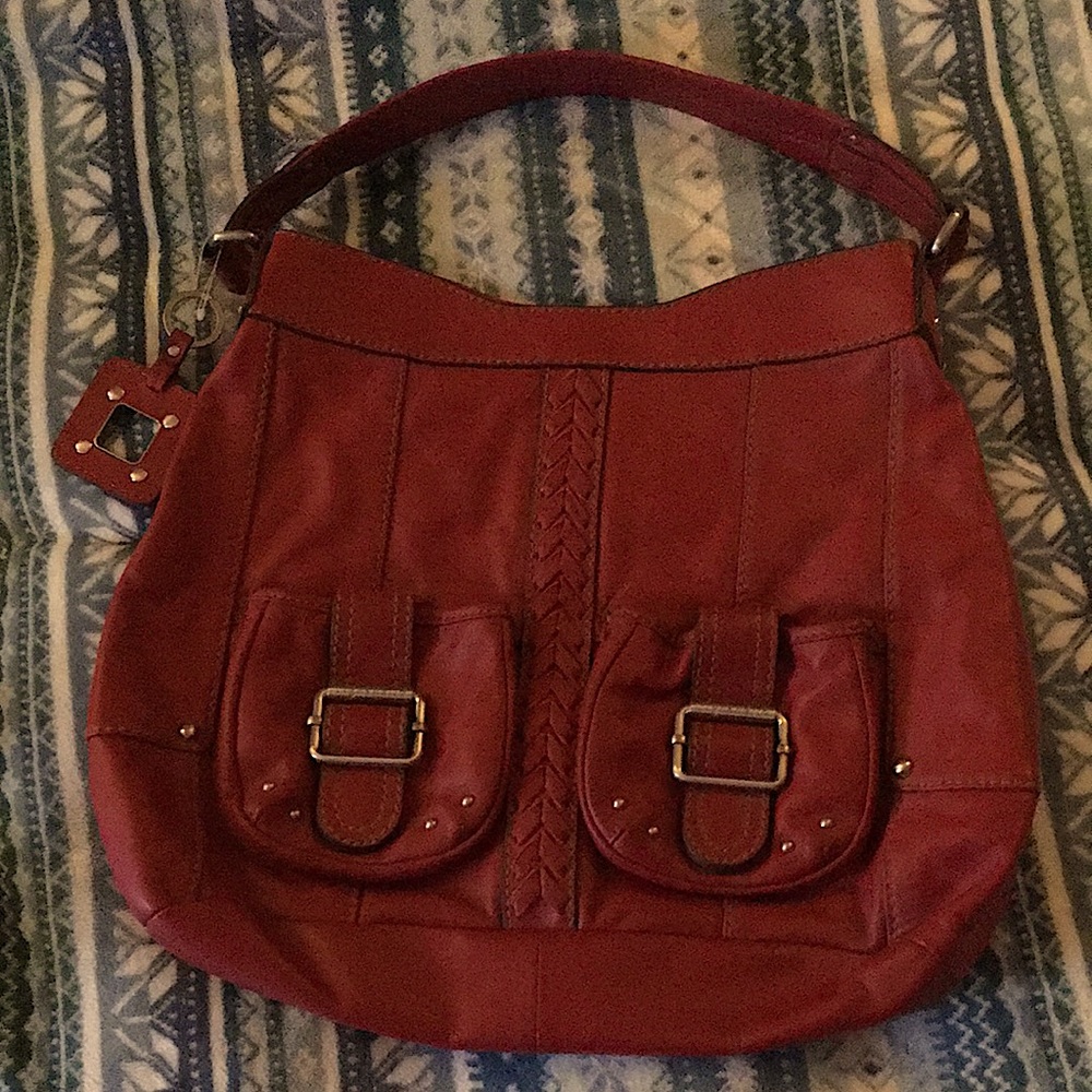 Large leather bag, like new